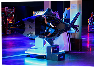9D VR dynamic flight simulator equipment